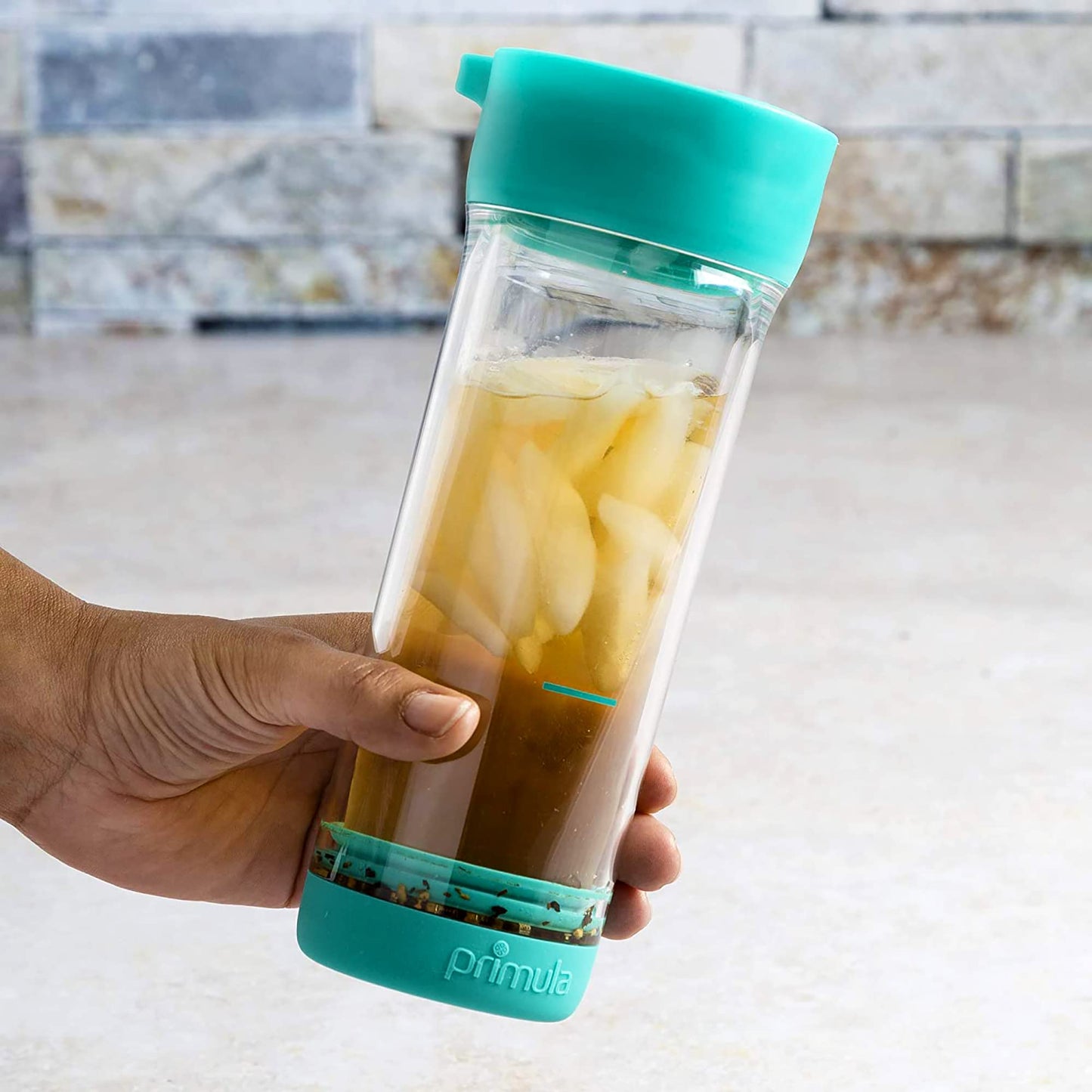 Primula Press & Go Iced Tea Brew Tumbler 16 oz, Teal