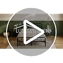 Twin XL Bed Frame with Headboard and Footboard - White Vintage Metal Design