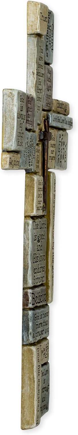 16" Inspirational Wall Cross - Durable Religious Decor | Roman Giftware Inc.