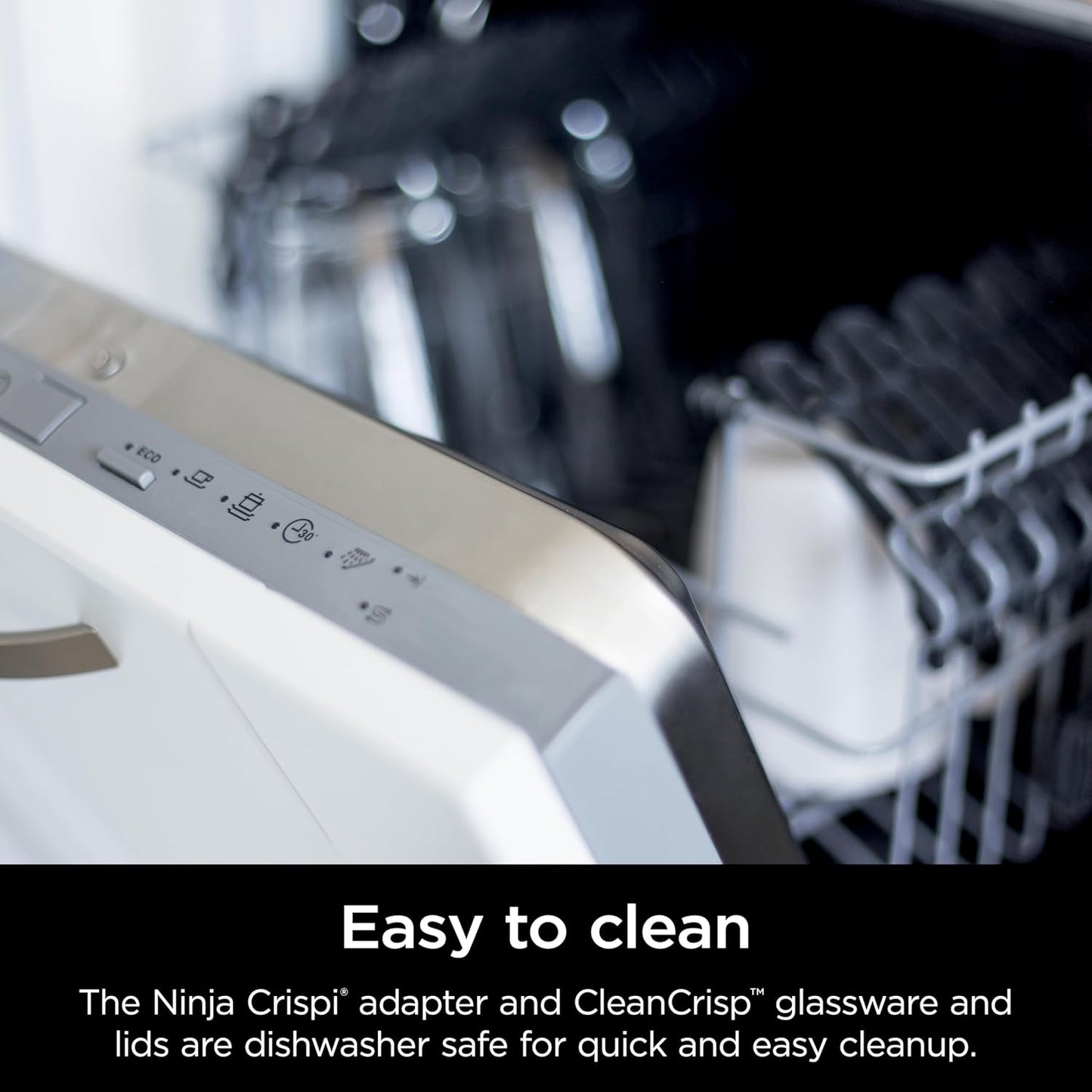 Ninja Crispi 5-in-1 Glass Air Fryer - 450°F, Nontoxic, 4QT & 6-Cup Containers | Dishwasher Safe, Max Crisp, Bake & More | Brit. Racing Green