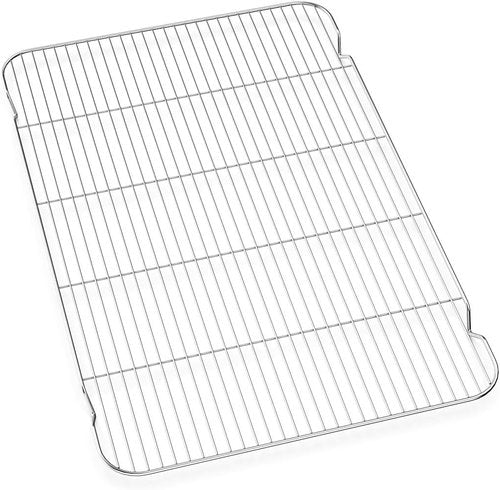 Bastwe Baking Sheet and Cooling Rack Set - Professional 24" x 16" Bakeware, Healthy & Easy to Clean