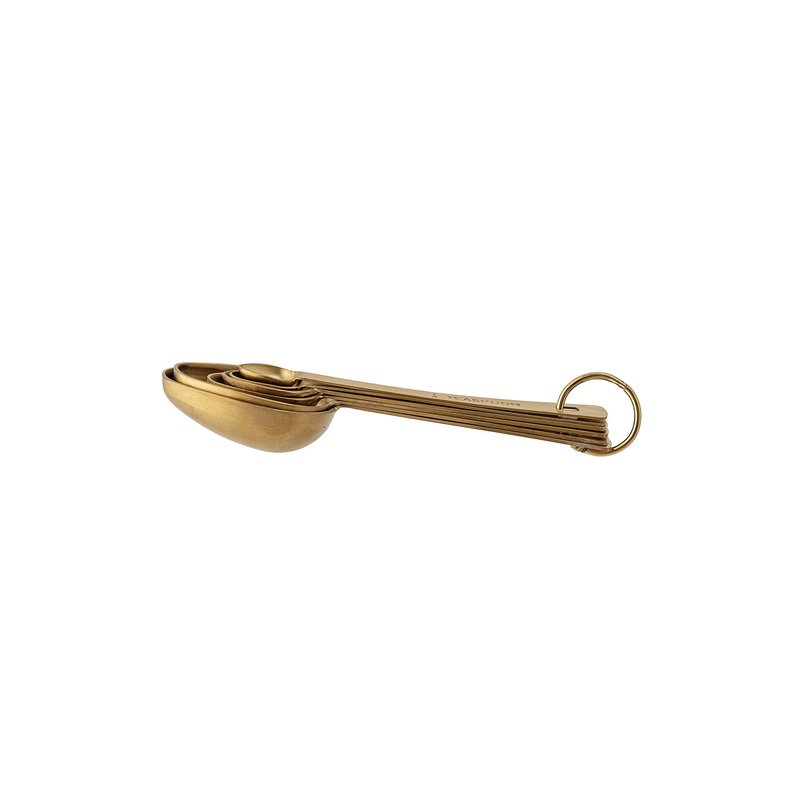 Bloomingville Gold Stainless Steel Measuring Spoons (Set of 6)