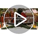 COOLWUFAN 9ft Rotating Christmas Tree Stand with Remote & Music Hub