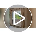 INOVADAY Cream Blackout Curtains - 50"W x 84"L Set of 2 for Bedroom & Living Room