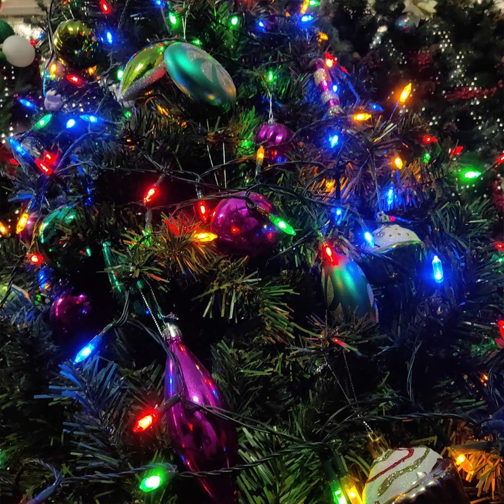 50 LED Battery Operated Christmas Lights - 18ft Waterproof String Lights with 8 Modes & Timer for Indoor/Outdoor Decor