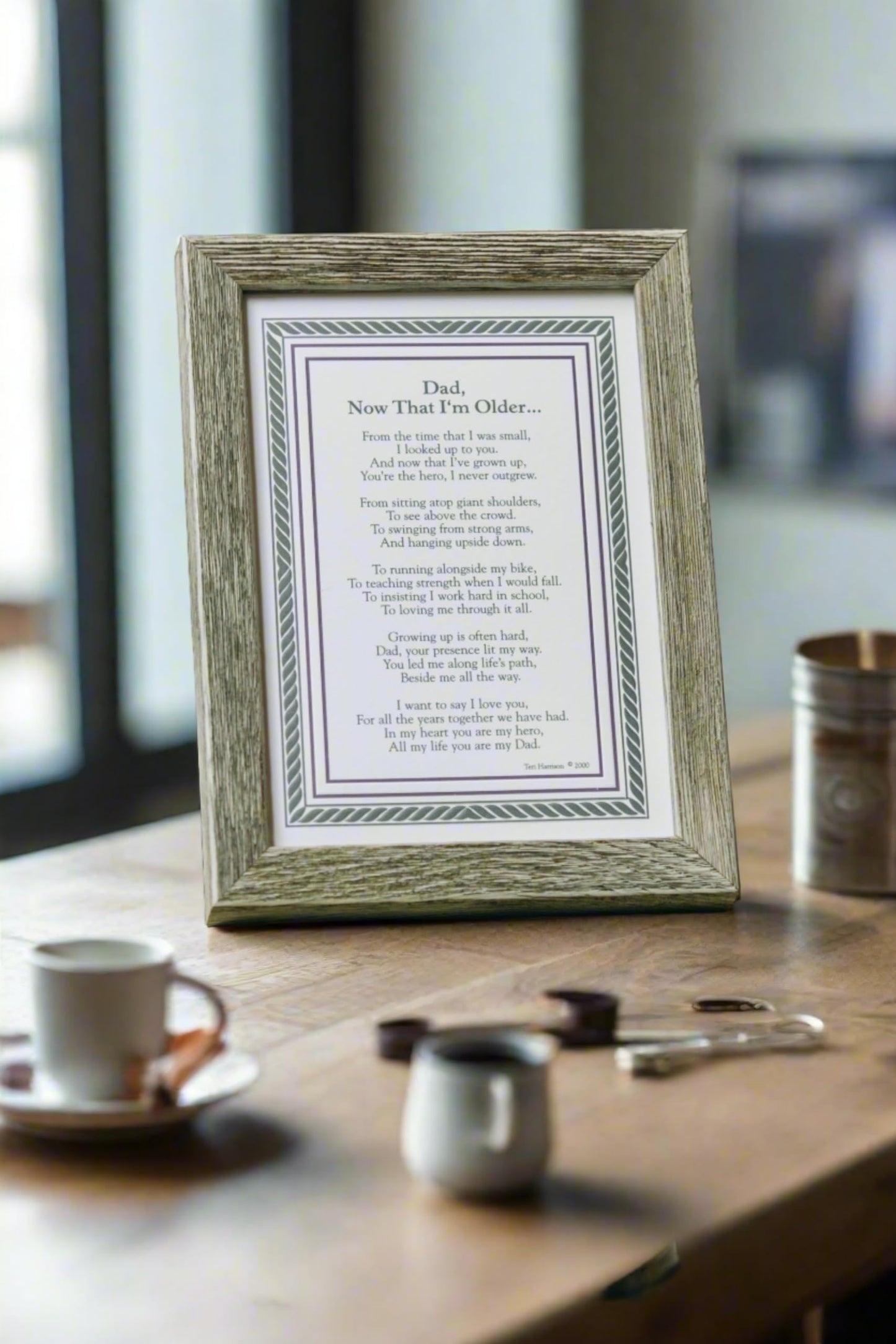 Dad, Now That I'm Older- Gift for Dad from Son Or Daughter for Father's Day, Christmas, Birthday