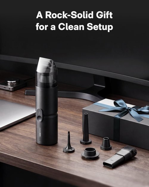 HOTO Handheld Vacuum Cleaner - Cordless 4-in-1 Portable Dust Buster with 15000Pa Suction | Ideal for Keyboards & Desks