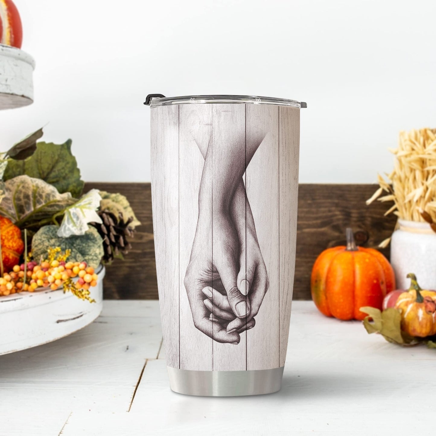 Gifts for Her, Him, Boyfriend, Girlfriend, Wife, Husband - Romantic I Love You Gifts Her, Him - Gifts for Birthday, Christmas, Wedding, Valentine's Day - We're A Team, 20Oz Tumbler
