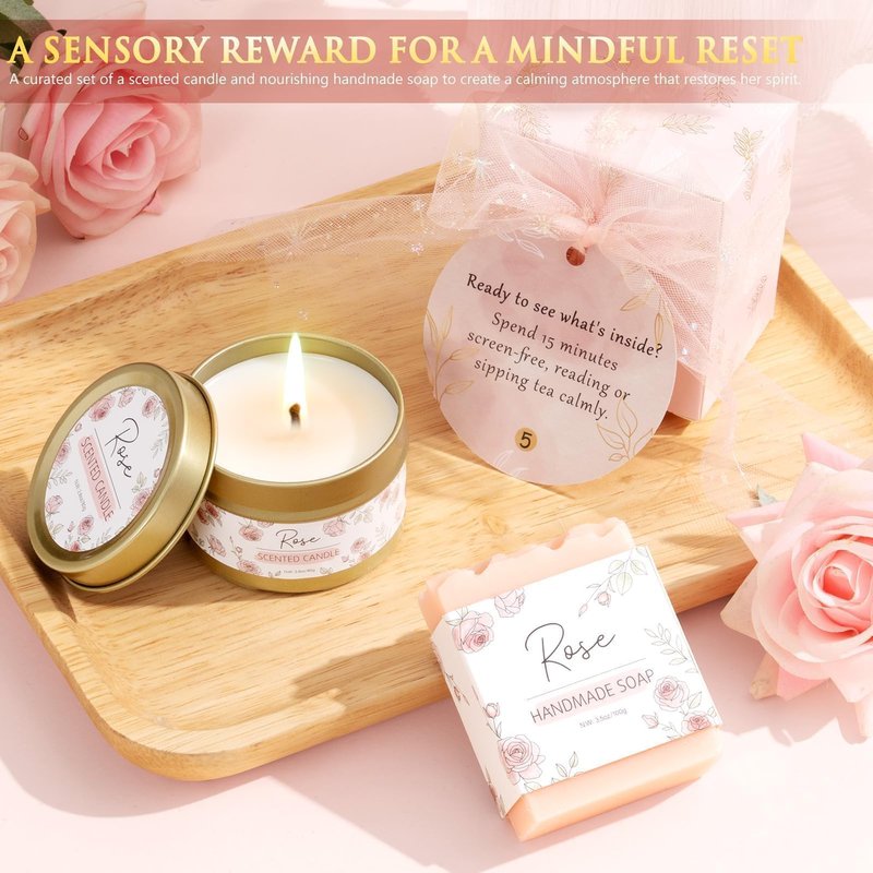 Qinline SPA Gifts for Women & Teen Girl – 10 PCS Mothers Day Birthday Gift Basket, Luxury Self Care Home Bath Set for Relaxing, Get Well Soon Care Package & Pampering Gifts for Her Friend Daughter Mom