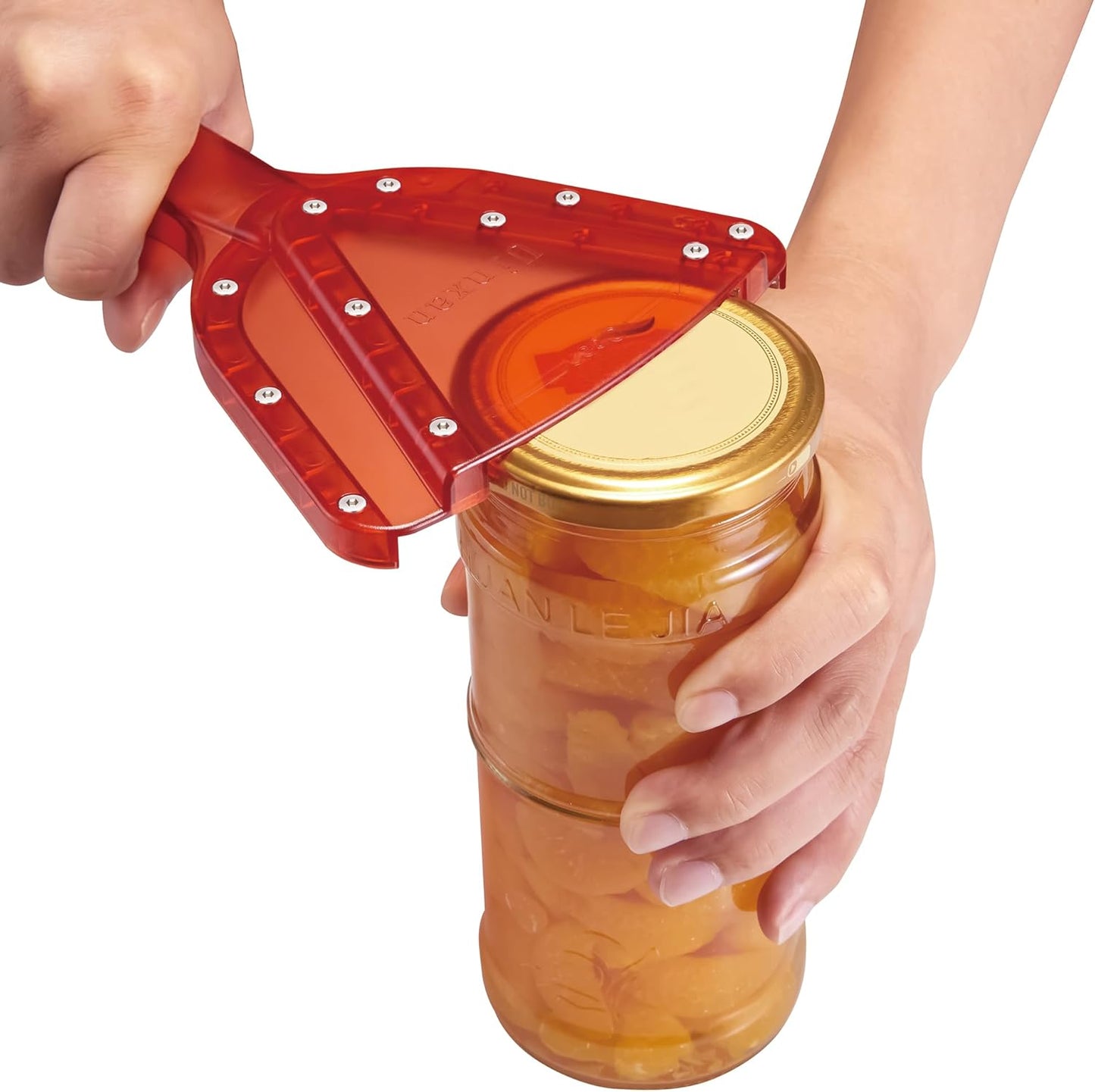 Uinxan Jar Opener - Easy Twist-Off Bottle Caps for Seniors & Arthritis Relief | Handheld Kitchen Gadget (Blue)