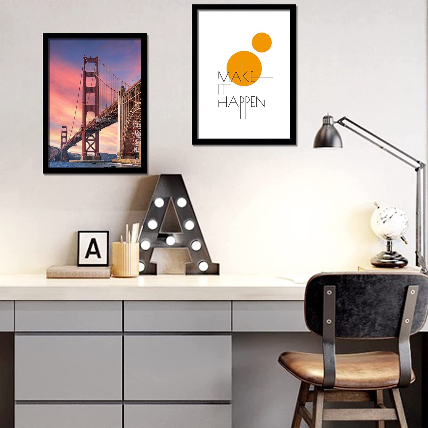 ijuerybai 6 Sets 11x17 Picture Frame, Frames for 11 x 17 Canvas Collage Photo Poster Certificate Wall Gallery, High Transparent Horizontal Vertical Black 11 by 17 Inches