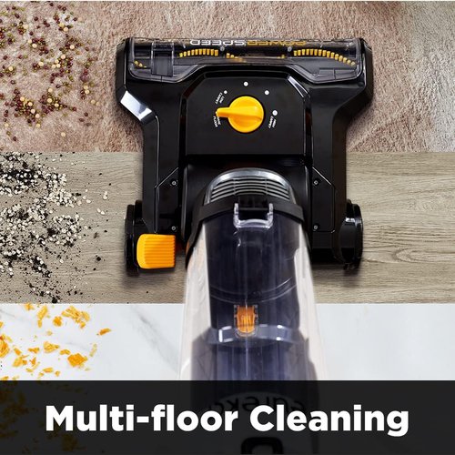 EUREKA PowerSpeed Lightweight Upright Vacuum Cleaner - Powerful for Carpet & Hard Floors | Pet Turbo, Black/Yellow