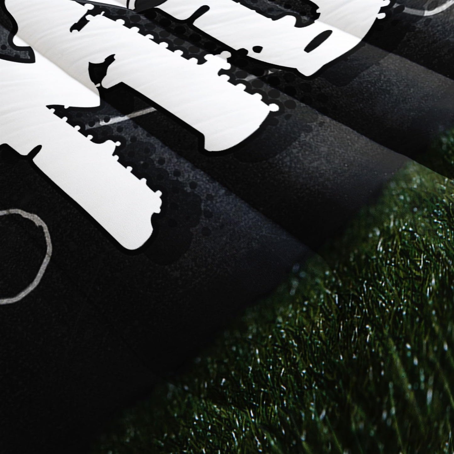 Smell Sunshine Kids Comforter Set Rugby Printed Pattern Bedding Set with 1 Comforter and 2 Pillowcases for Girls Boys Bedroom All Season(Rugby12 Full)