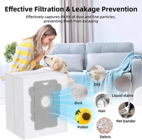 iRobot 14-Pack Replacement Vacuum Bags | Compatible with Roomba i7+, i8+, i1+, i3+, i4+, i5+, j6, j7, s9+