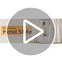 RiverDream White Heavyweight Waffle Shower Curtain with Liner 71x74 - No Hook, Split Rings