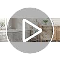 White Slim Bathroom Storage Shelf Unit with 3 Tiers and Toilet Paper Holder - 9.85in Wide