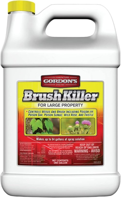 GORDON'S Brush Killer - Effective Weed Control for Large Properties | 1 Gallon Size