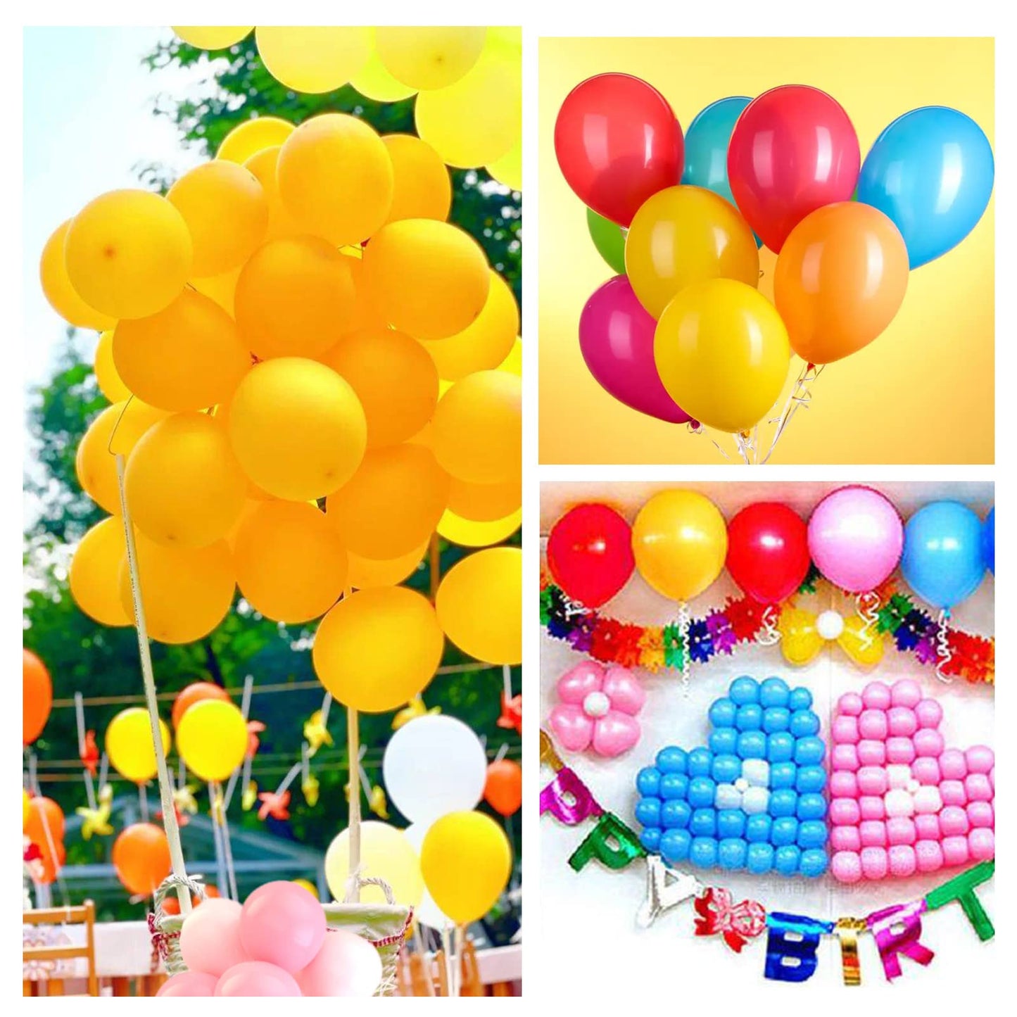 110pcs Yellow Balloons 12 Inch,Yellow Latex Balloons for Birthday Party Baby Shower Wedding(with 2 Ribbons).