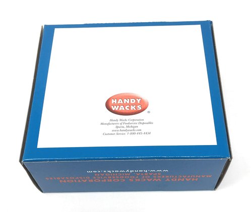 Handy Wacks P-50-X, 5x4-3/4-Inch Hamburger Patty Papers, Disposable Meat Butcher Paper Sheets, 1000-Piece Pack