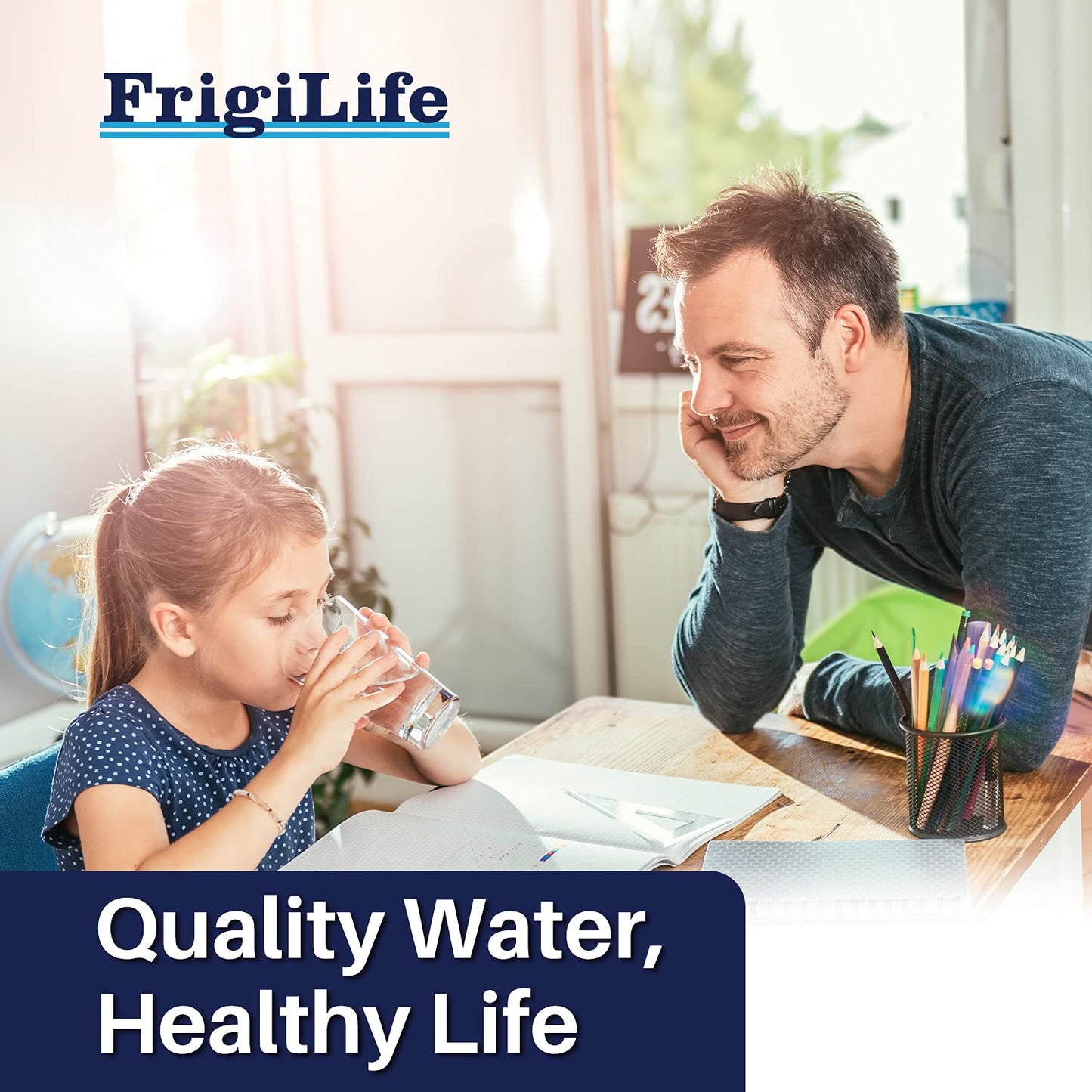FrigiLife Pitcher Water Filter Replacement with Pur CRF950Z, CRF-950Z, DS-1800Z, PPT700W, CR-1100C, PPT711W, CR-6000C, PPT710W, PPF900Z, Compatible with more PUR Pitchers Dispensers, 6PACK