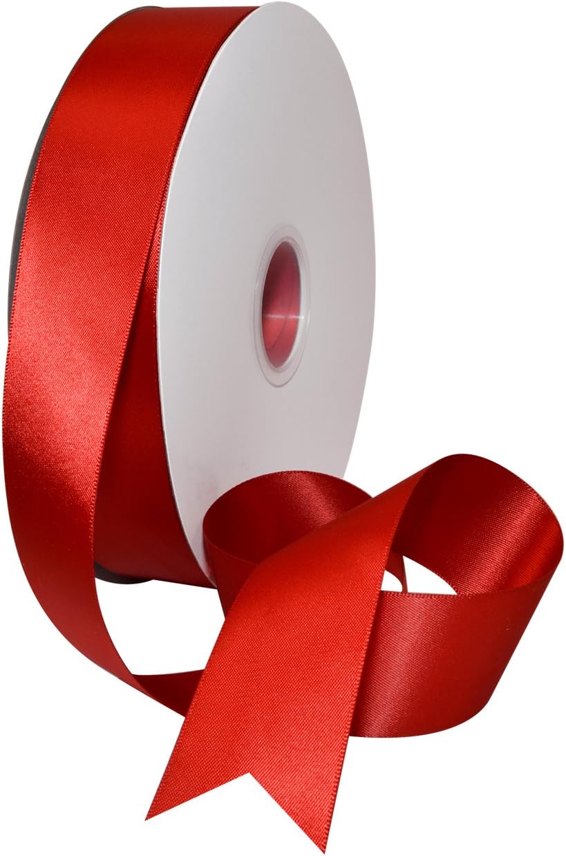 Rosy Mauve Double Face Satin Ribbon 3/8" x 100 YD - Perfect for Gift Wrapping, Crafts & Weddings