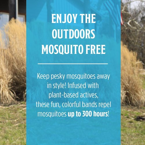 Grandpa Gus's Mosquito Repellent Bracelets - DEET-Free Bug Repellent Bands for Kids & Adults | 24 Pack, Up to 300 Hours