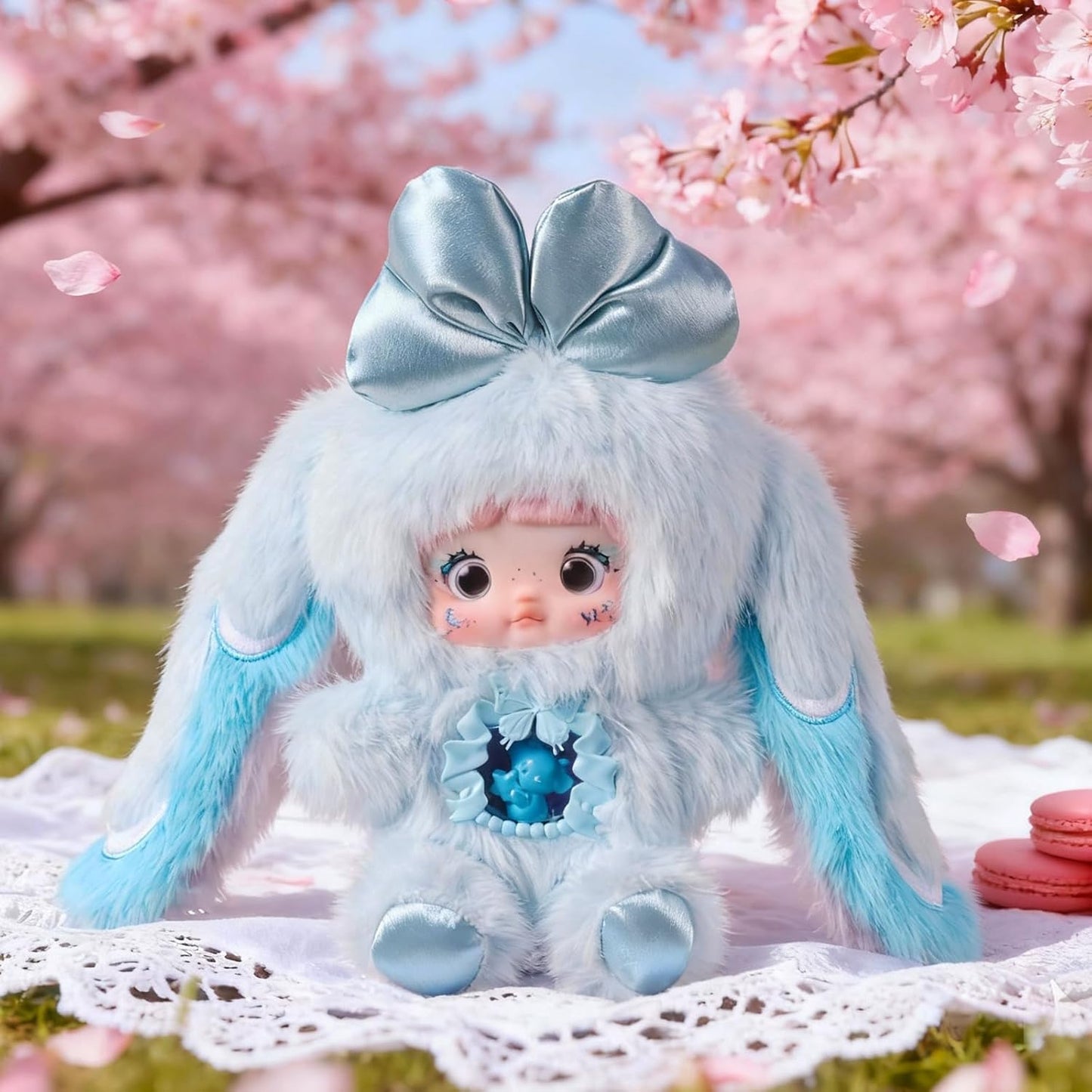 POP JOY Nommi Plush Blind Box - Adorable Mystery Stuffed Toys with 3 Expressions | Kawaii Designs for Ages 3+