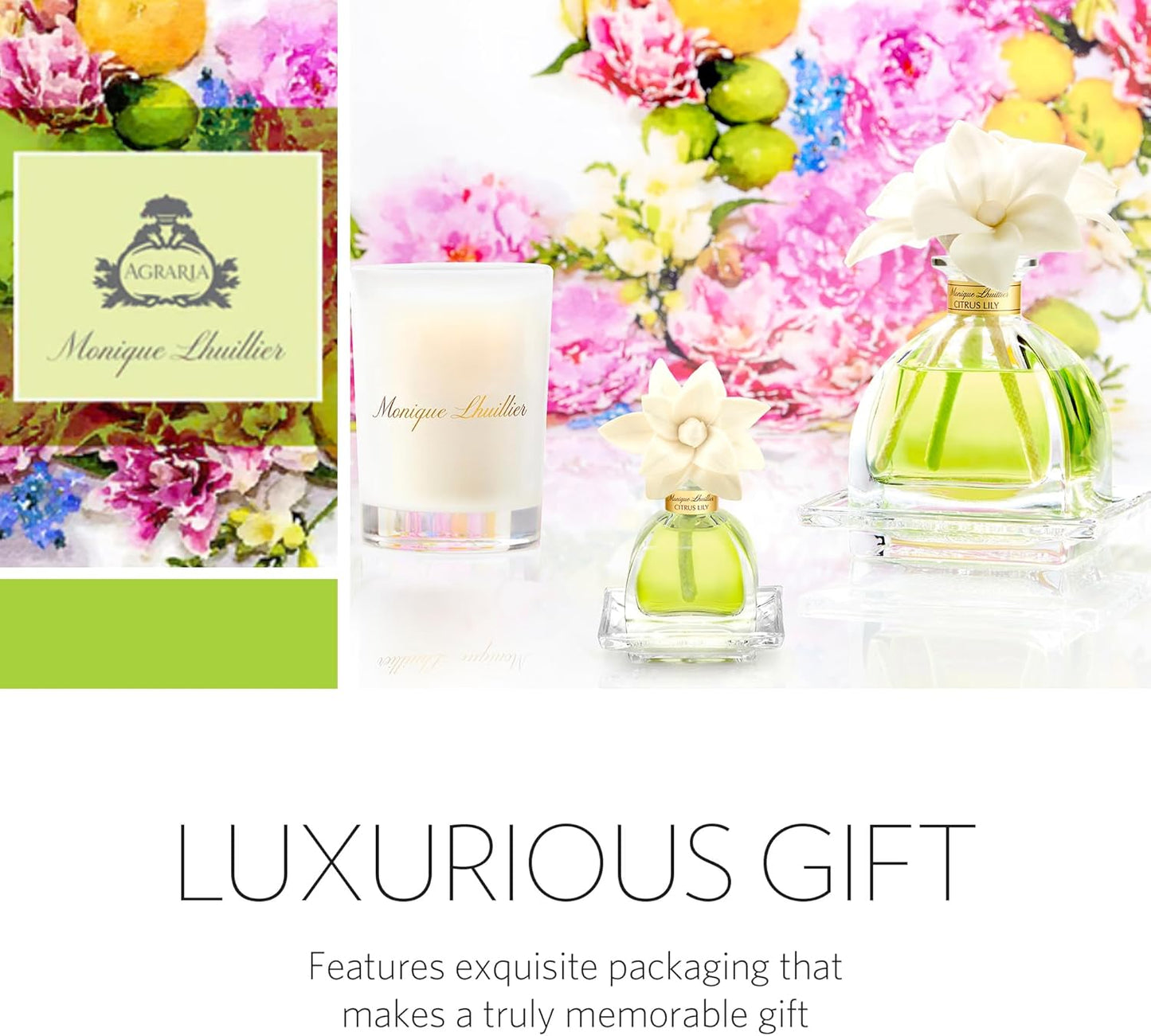 AGRARIA Scented Candles, 7 Oz, Long-Lasting Scented Candles for Home, Elegant Home Fragrance Gifts for Men and Women