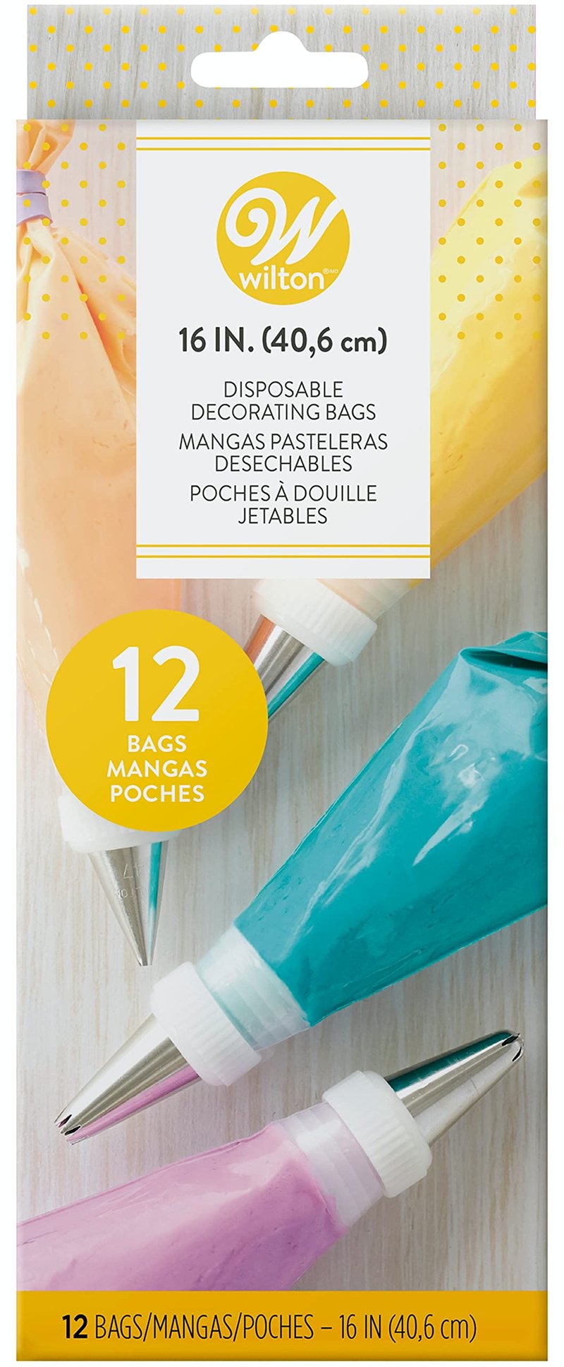 Wilton Disposable 16-Inch Decorating Bags (2 Pack)