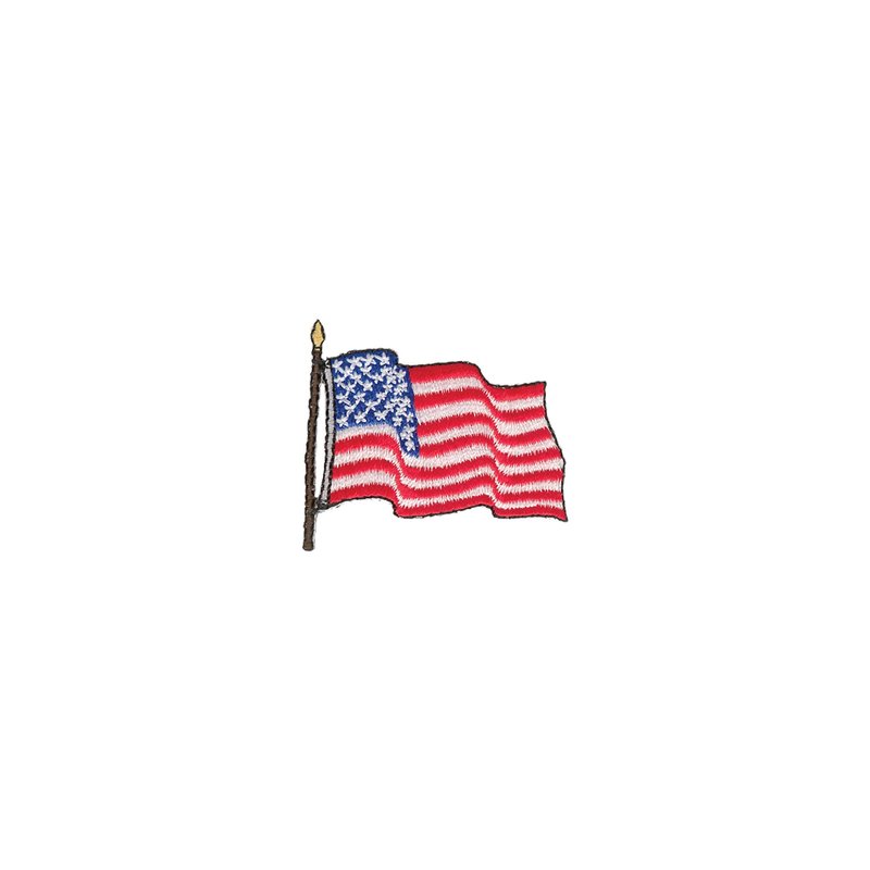 Tervis American Flag Made in USA Double Walled Insulated Tumbler Cup Keeps Drinks Cold & Hot, 16oz - 2pk, Unlidded