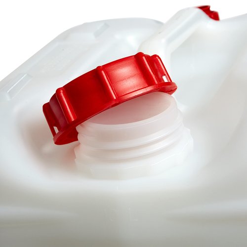 Consolidated Plastics 2.5 Gallon Stackable Carboy with Leakproof Cap and Handle, HDPE Food Grade, BPA Free, Made in USA (Natural)