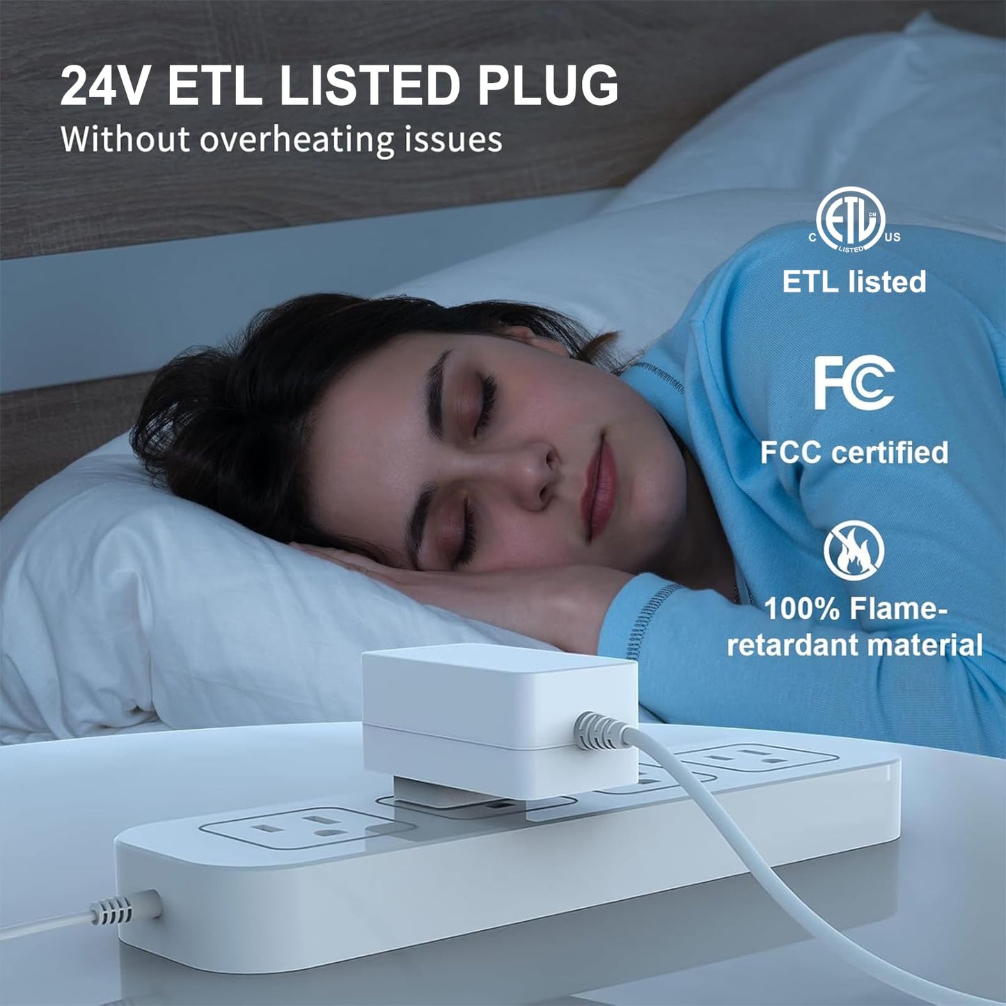 ASOKO Dimmable Under Cabinet Lighting for Kitchen - 6 Pcs 12 inches Linkable Counter Light Bars, Led Closet Light Daylight White 4500K,DC24V 1360Lumens,20W Led Shelf Lighting (ETL Plug)