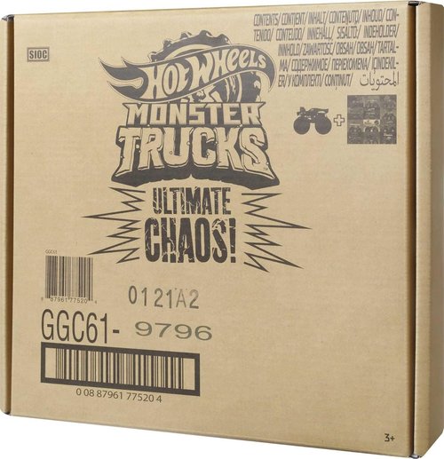 Hot Wheels | Set of 12 Monster Trucks - 1:64 Scale Die-Cast Toy Trucks for Kids & Collectors
