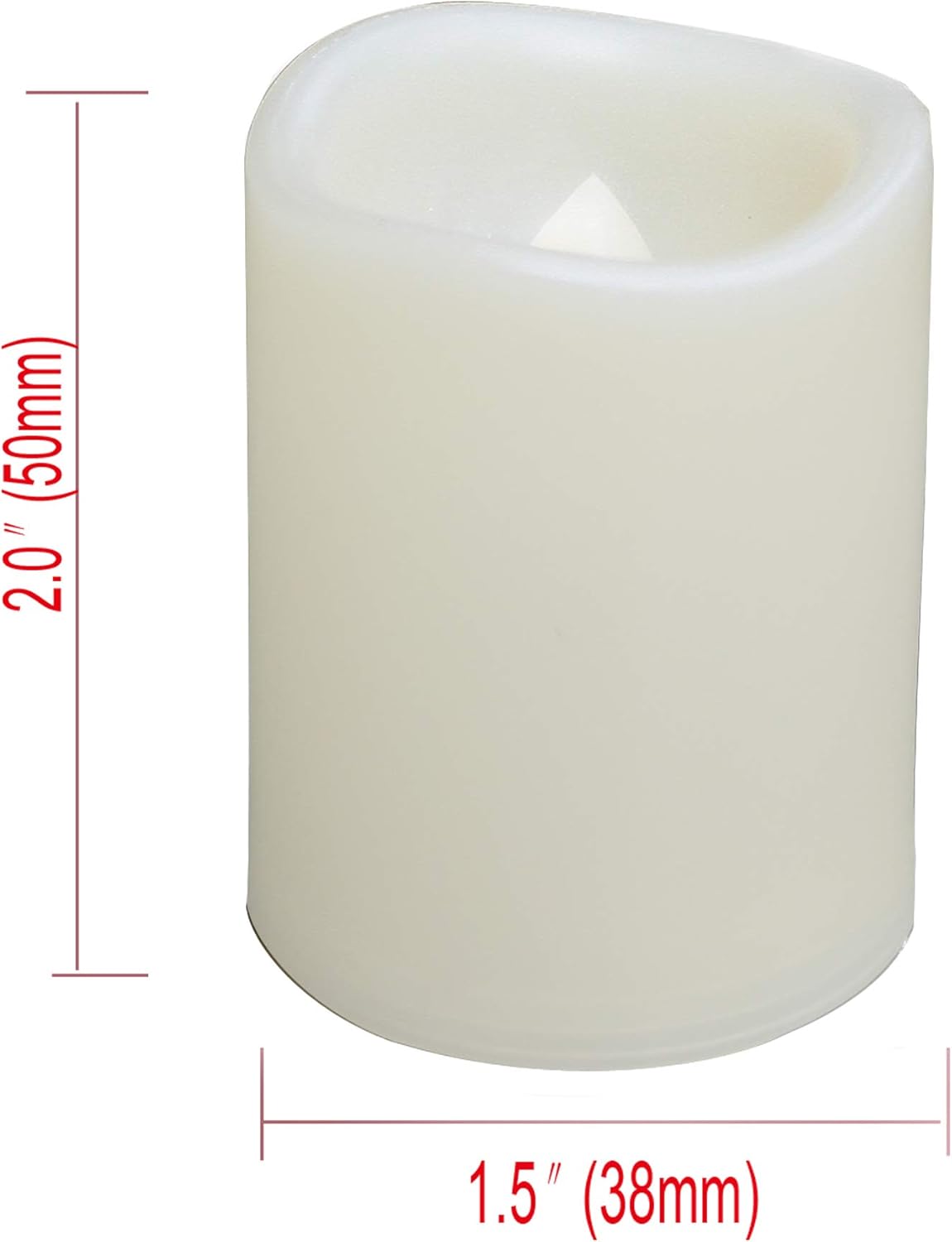 12 PCS LED Flameless Votive Candles - Long-Lasting Battery Operated with 120+ Hours Life