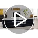 CHERIMOR Twin XL Air Mattress with Built-in Pump, 18 Inch Honeycomb Support, Black