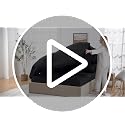 CozyLux Full Size Black Comforter Set - 7-Piece Bed in a Bag, All-Season Warmth