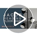 Brightech Jacob LED Floor Lamp - Adjustable 3-Light Tree in Brass Finish