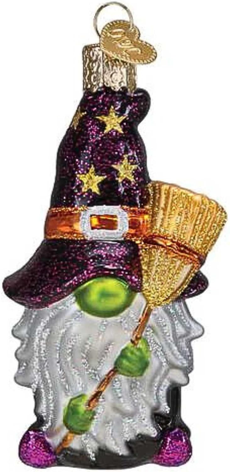 Jolly Roger Glass Blown Ornament - Handcrafted Christmas Tree Decoration, Halloween Collection