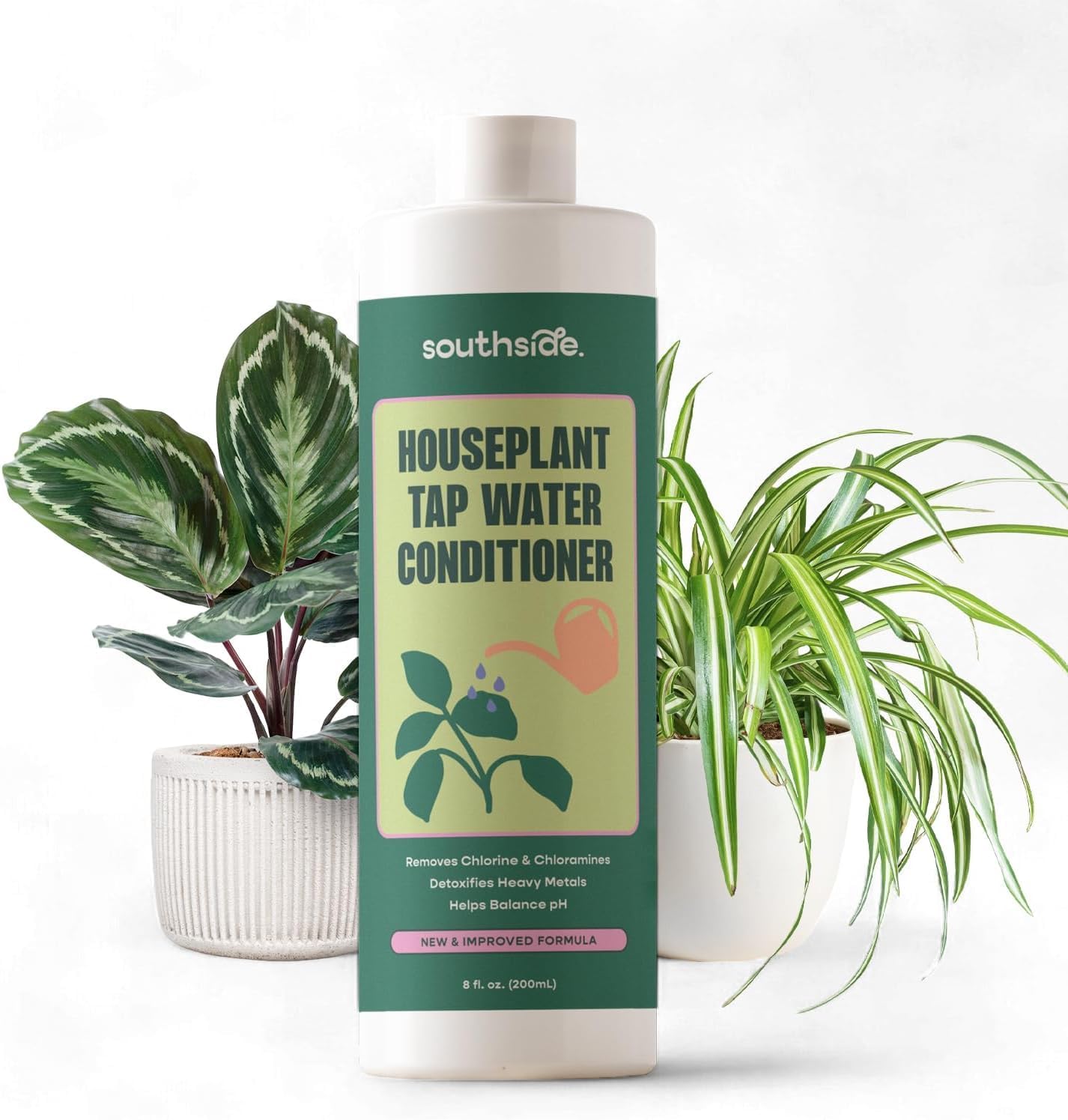 Southside Plants Tap Water Conditioner - Remove Chlorine & Heavy Metals, Buffers pH | 8 Oz for Houseplants & Hydroponics