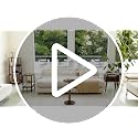 Small Round Walnut Side Table - Modern End Table with Solid Wood Legs, Compact Living Room & Bedroom Accent