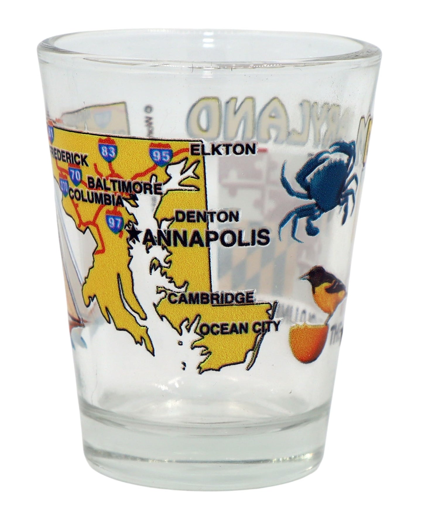 Maryland The Old Line State All-American Collection Shot Glass