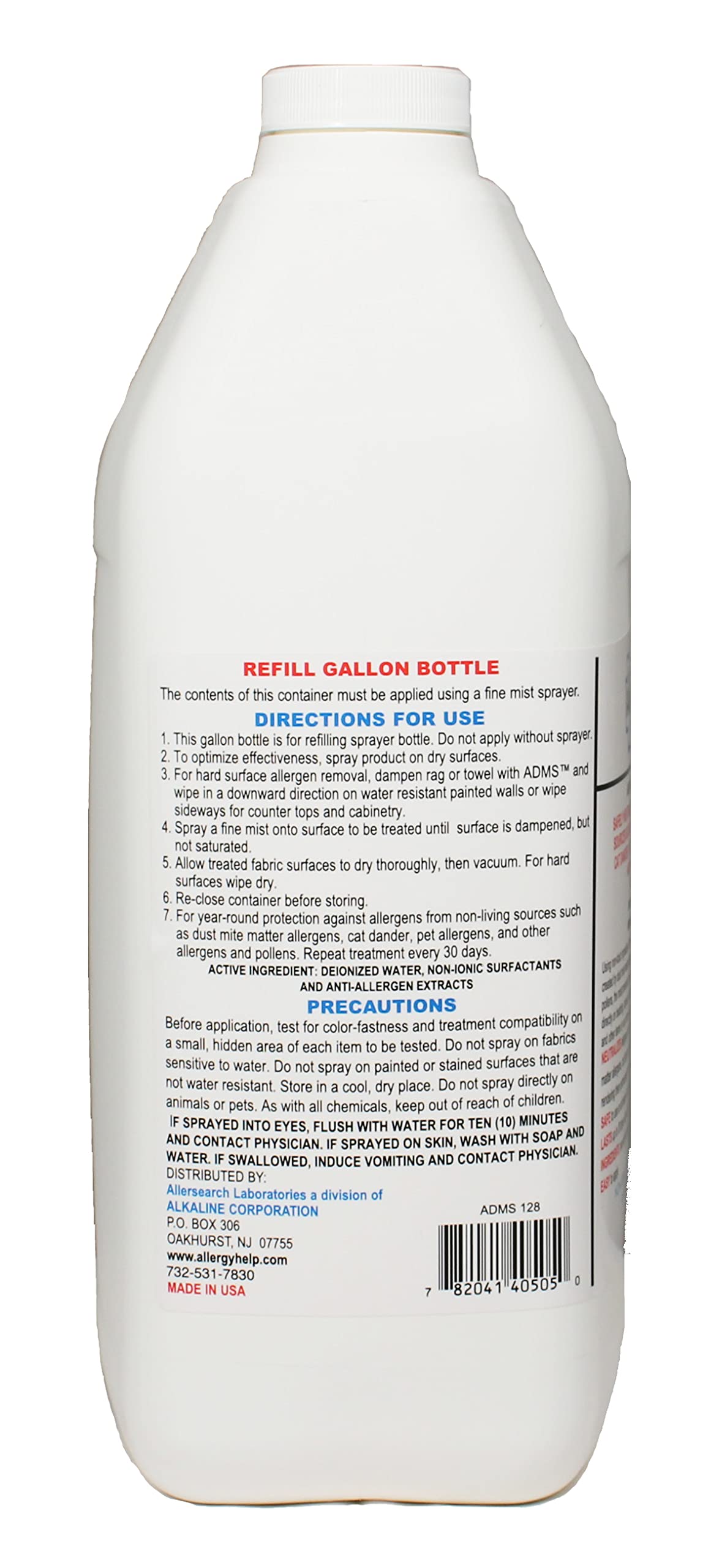 Allersearch ADMS Anti-Allergen Spray 128 Oz