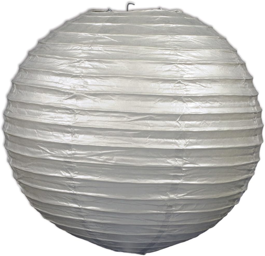 Lavender Paper Lanterns - 3 Pack Decorative Hanging Ceiling Decor for Birthdays, Showers & Events
