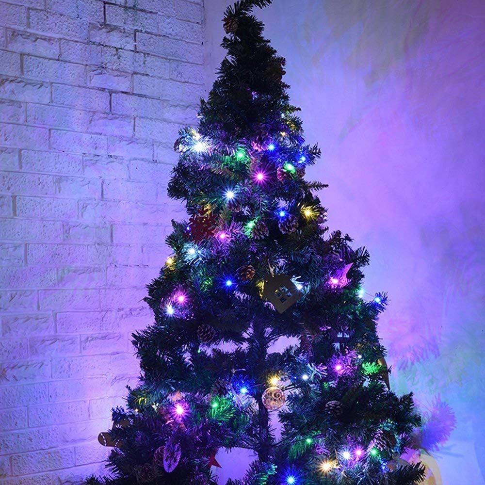 50 LED Battery Operated Christmas Lights - 18ft Waterproof String Lights with 8 Modes & Timer for Indoor/Outdoor Decor