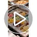 West Bay 4 Pack Half Size Stainless Steel Hotel Pan with Lids, 4" Deep, Commercial Food Storage