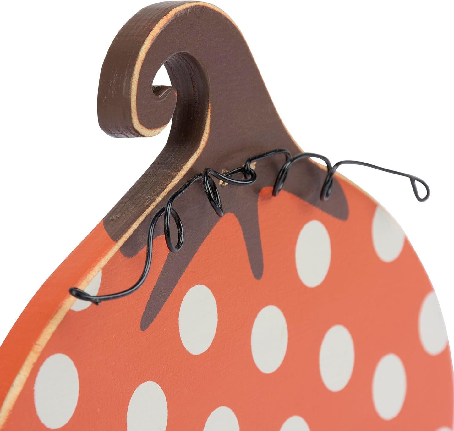 Pumpkin Home Décor Sign - Halloween Themed 5.5" x 4" by Primitives by Kathy