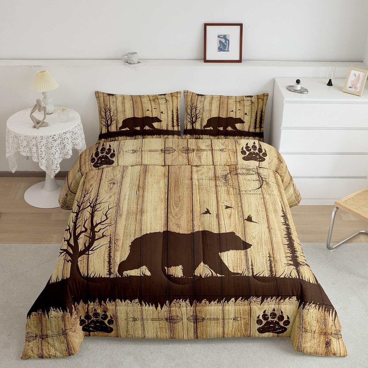 jejeloiu Baseball Comforter Set Twin Size Kids Camo American Flag Comforter for Boys Girls Teens Camouflage Bedding Set Breathable Baseball Games Duvet Set Room Decor Quilt Set