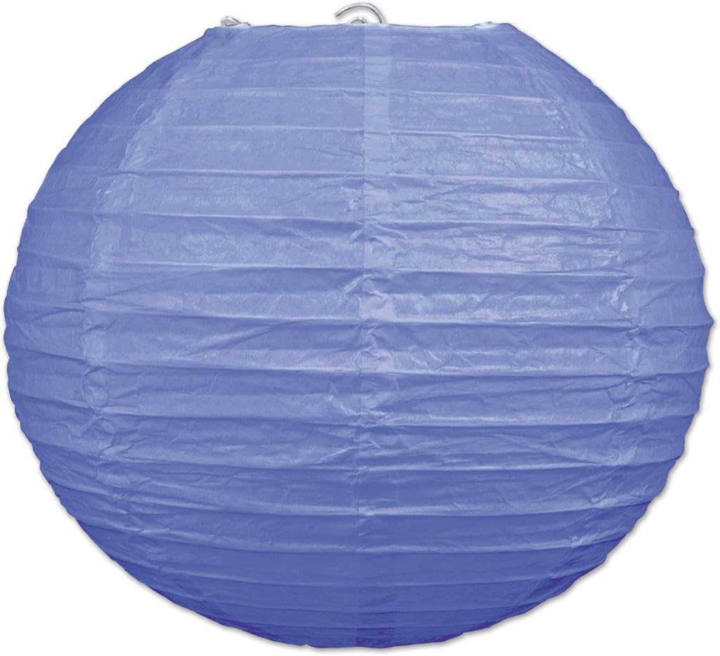 Lavender Paper Lanterns - 3 Pack Decorative Hanging Ceiling Decor for Birthdays, Showers & Events