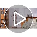 Walnut Solid Wood Coat Rack with 3 Shelves & 9 Hooks, Rotating Freestanding Entryway Organizer