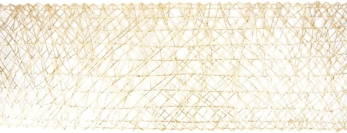 Gold Woven Paper Table Runner - 14x72 for Holiday & Event Décor | DII